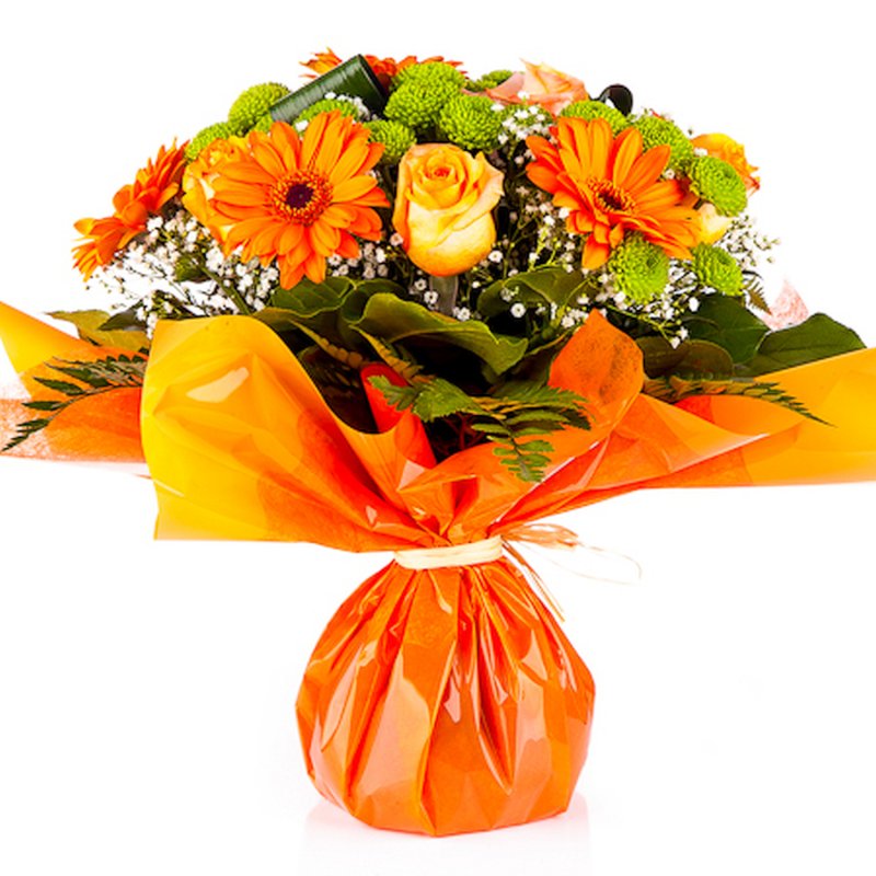 Oranžová zmes vo vodnom obale